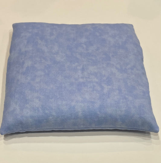 Light Blue with Tie Dye Pattern Medium Square 7 x 7 Heating Pad