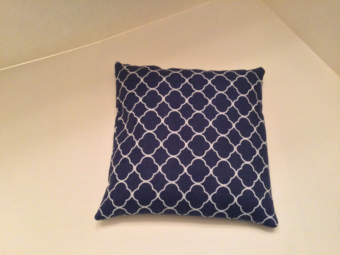 Blue with Moroccan Print Small Square 5 x 5 Heating Pad