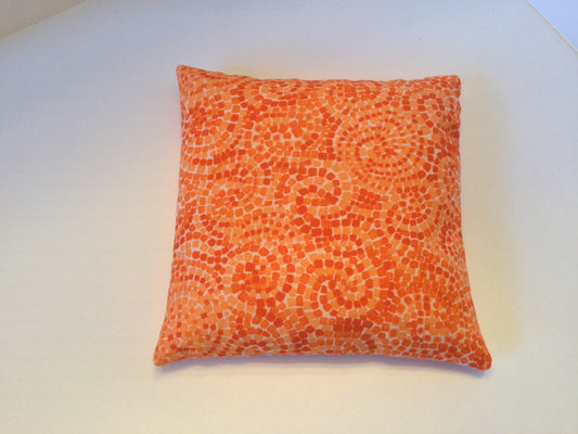 Orange Mosaic Small Square 5 x 5 Heating Pad