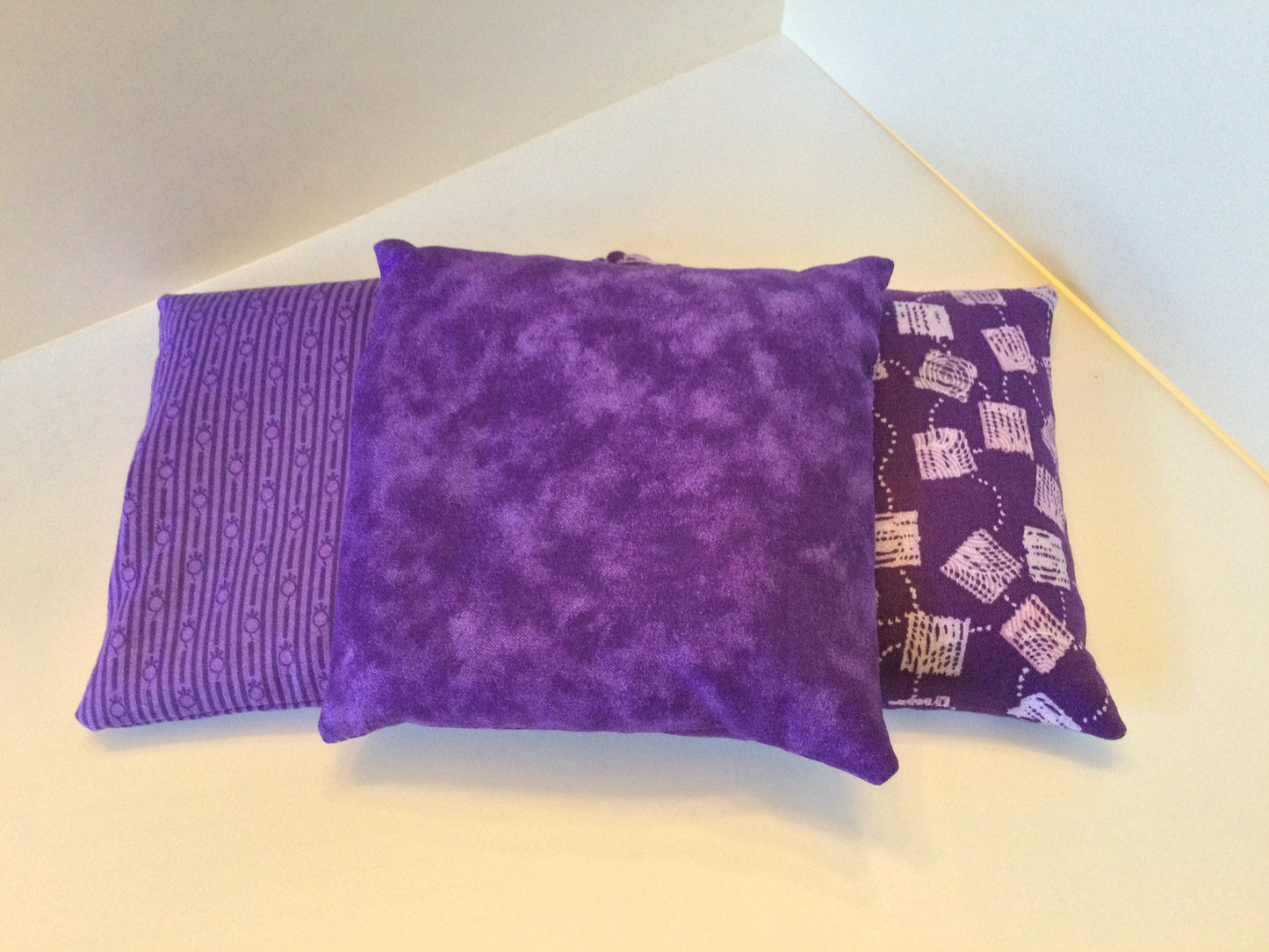 Purple Tie Dye Small Square 5 x 5 Heating Pad