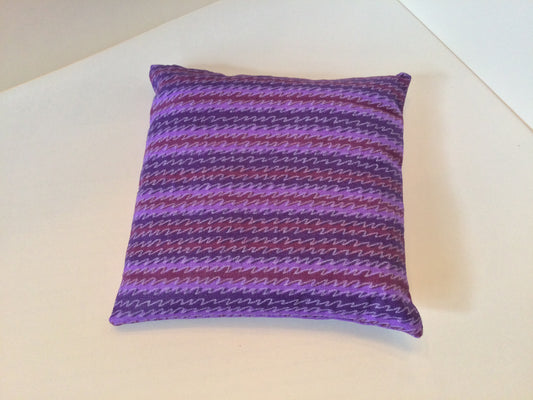 Purple Zigzag Small Square 5 x 5 Heating Pad