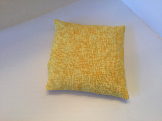 Yellow Woven Small Square 5 x 5 Heating Pad