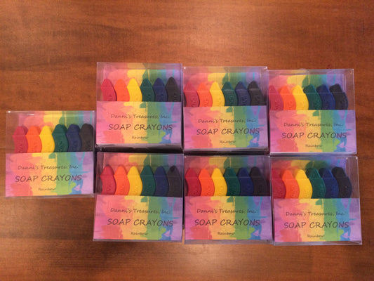 Rainbow Soap Crayons