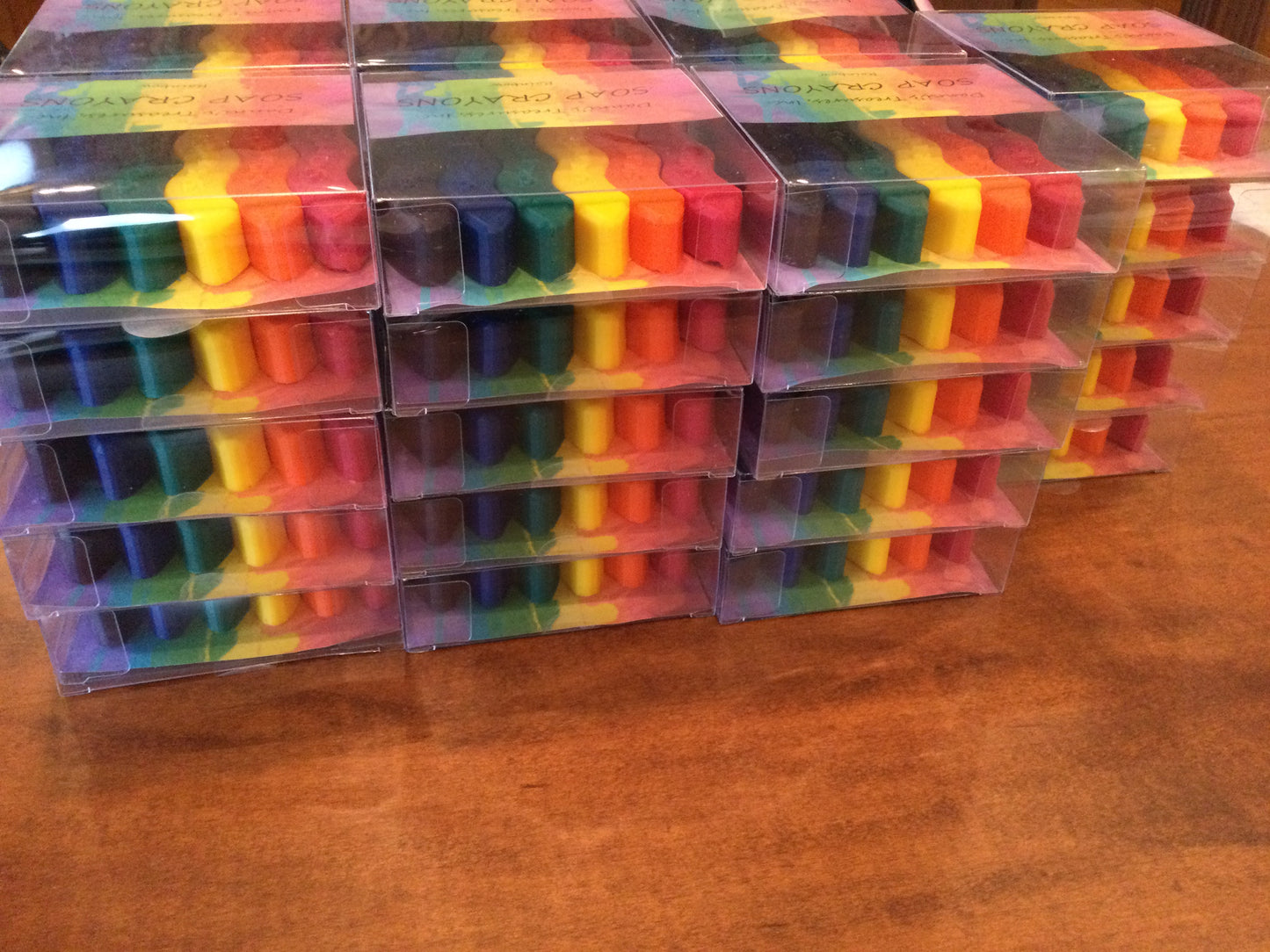 Rainbow Soap Crayons