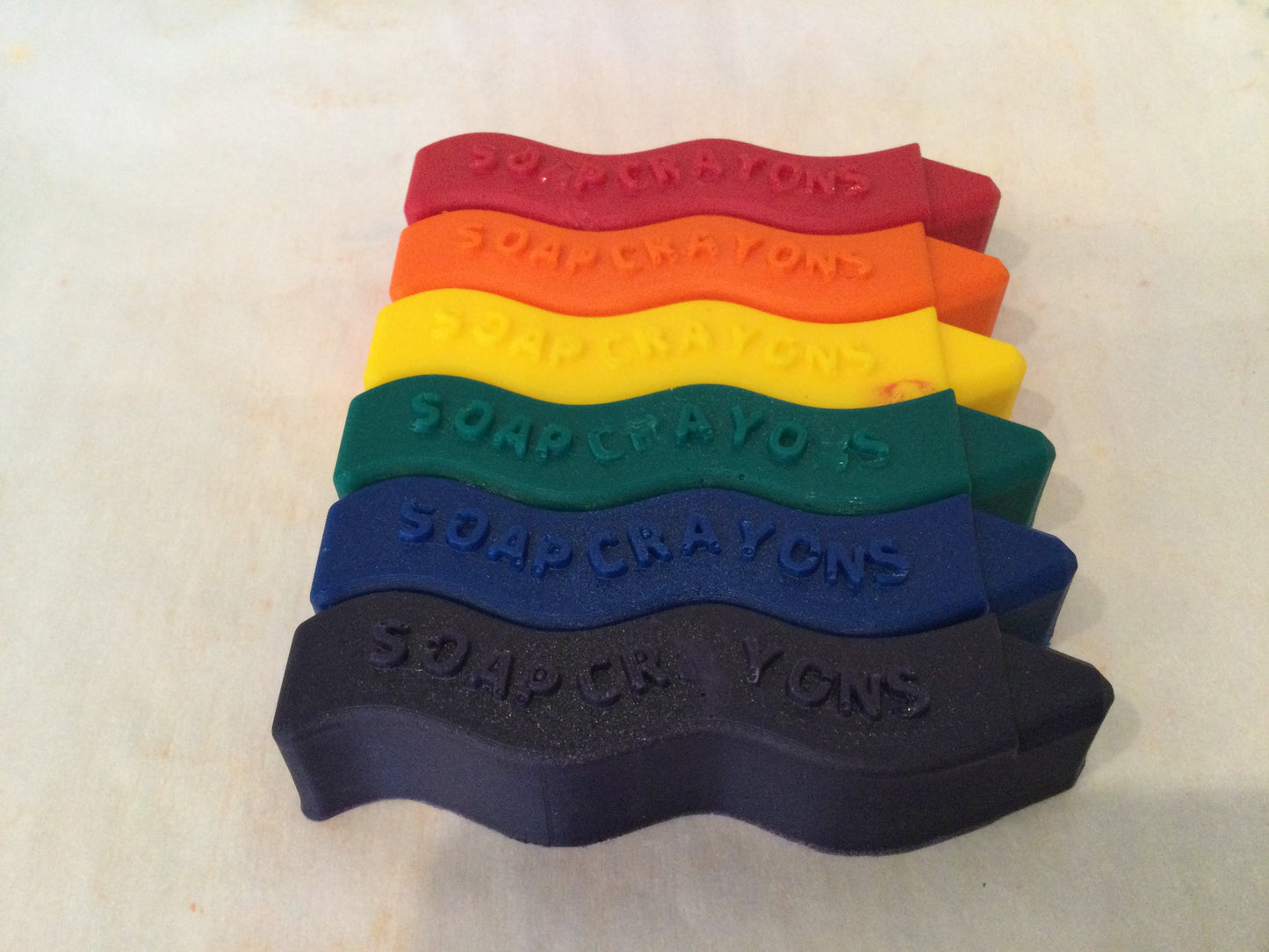 Rainbow Soap Crayons